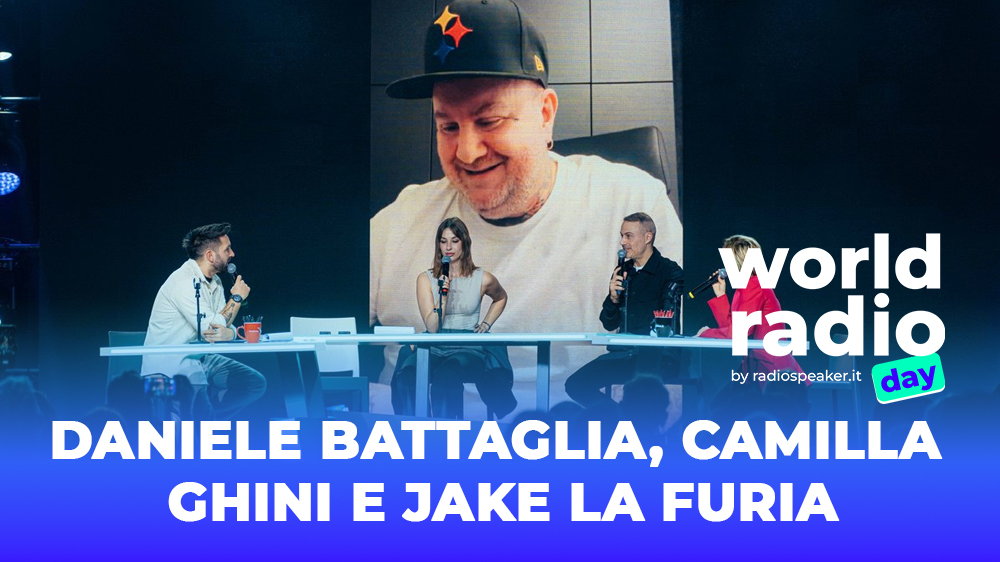 Daniele Battaglia, Camilla Ghini e Jake La Furia - Radio 105